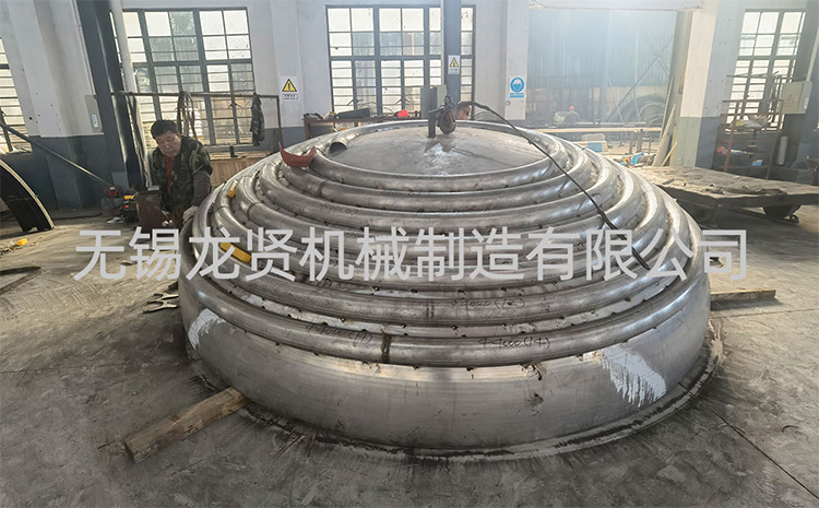 封頭盤(pán)管的加工具體流程
